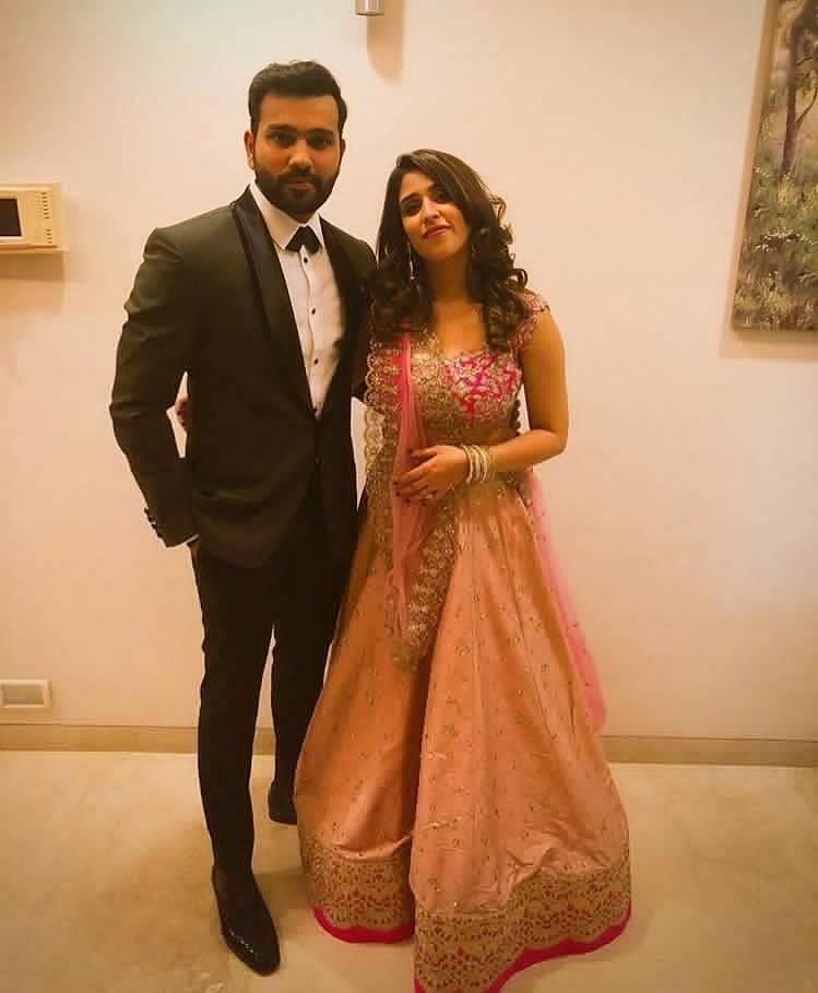 Rohit Sharma was with his wife
