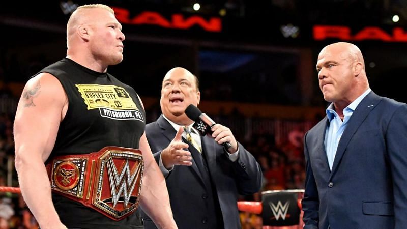 Brock Lesnar serves as a silent protector for WWE and the professional wrestling business today