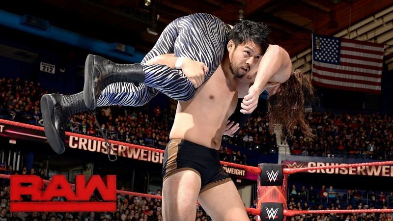 Hideo Itami delivered the GTS to Brian Kendrick; injuring the latter on RAW