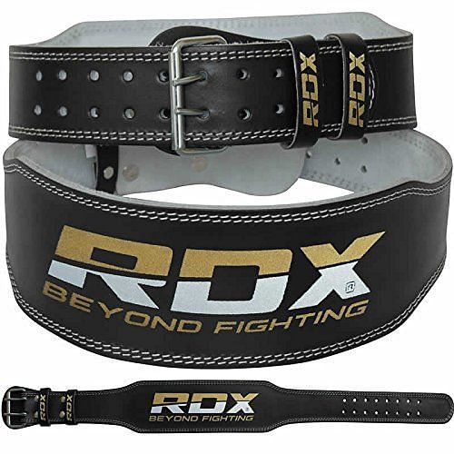RDX Leather Padded Training Belt