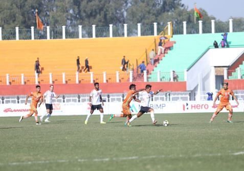 East Bengal put a lot of pressure on NEROCA.