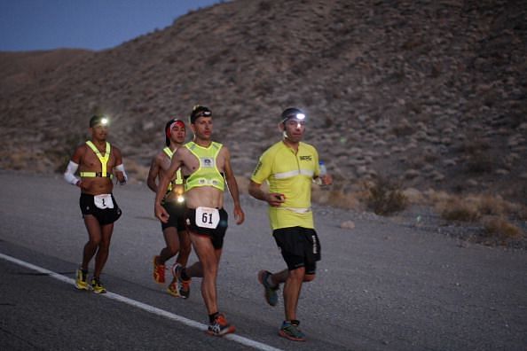 Annual Badwater Ultra Marathon Held In Death Valley&#039;s Extreme Heat