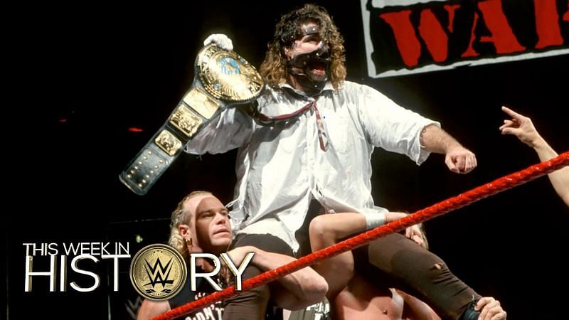 Mankind was a surprise champion, so much so he won the Monday night wars.