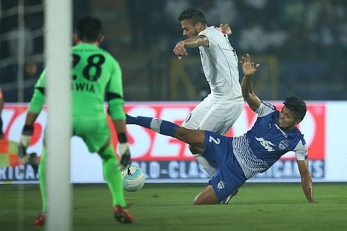 Rahul Bheke looked promising in all positions. (Photo: ISL)