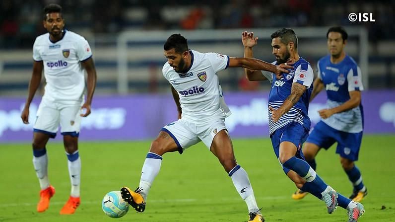 Augusto was the lynchpin in midfield for Chennaiyin (Photo: ISL)