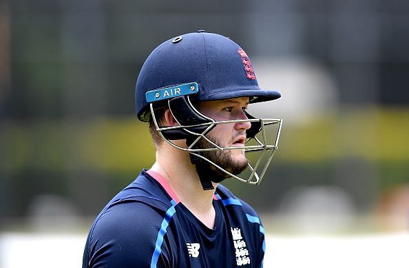 Ben Duckett during an England Lions training session