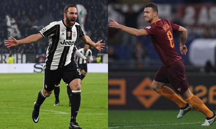 Gonzalo Higuain and Edin Dzeko are at the opposite ends of the spectrum