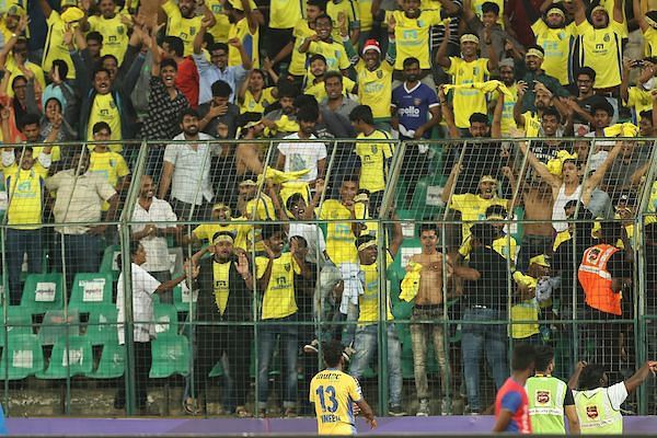 Vineeth's goal was Kerala's first in the second half this season (Image: ISL)