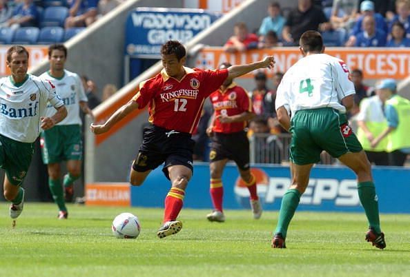 Bhaichung Bhutia playing for East Bengal