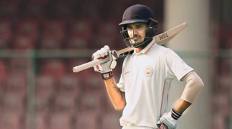 The right-handed batsman and right-arm off-break bowler was one of the three youngsters given their maiden India call-up last week