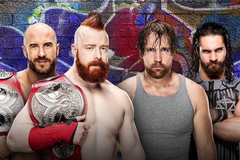 Seth Rollins and Dean Ambrose are currently feuding with Sheamus and Cesaro