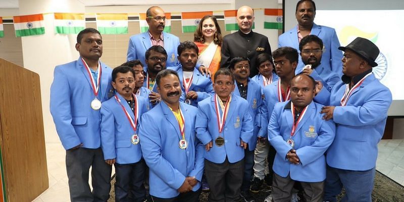 Indian contingent at Dwarf Games