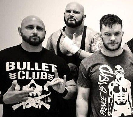 Anderson, Gallows and Balor during their Bullet Club days