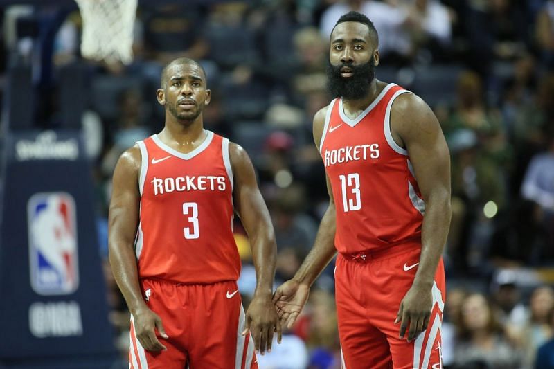 Chris Paul and James Harden on a mission
