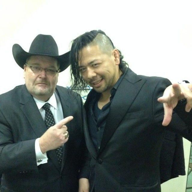 Nakamura with Jim Ross