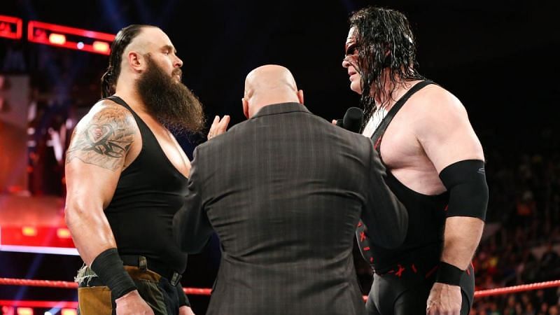 Strowman and Kane faced off in RAW