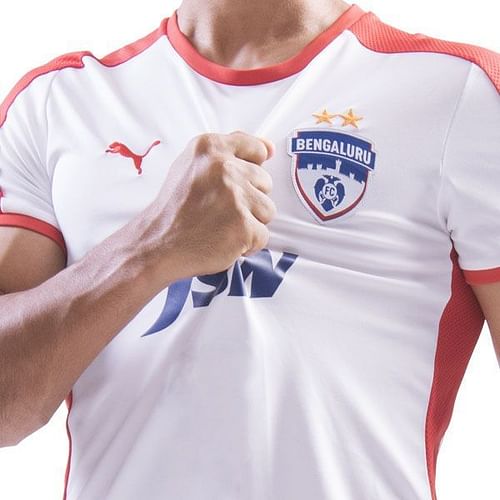 Bengaluru's white away kit looks solid.