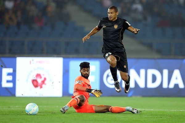 Albino Gomes' gifted NEUFC the second goal (Image: ISL)