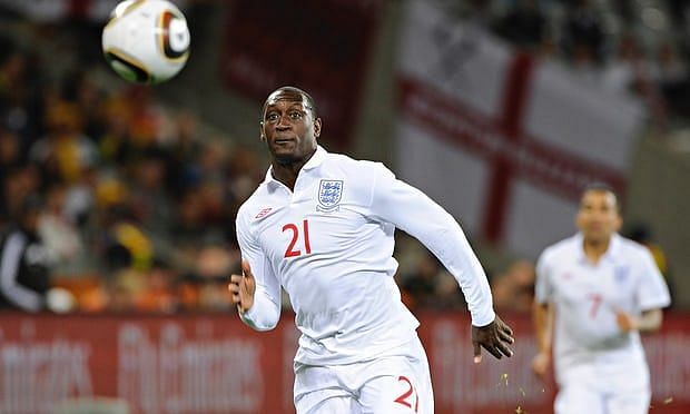 Emile Heskey in action for England (PC: www.theguardian.com)