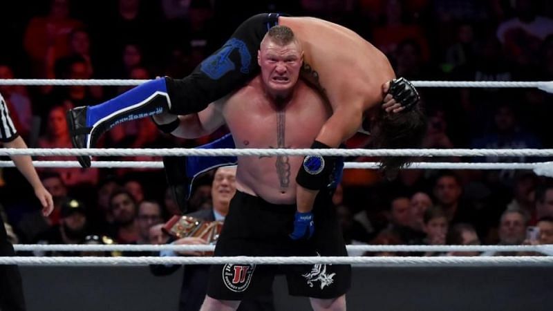 Brock Lesnar and AJ Styles