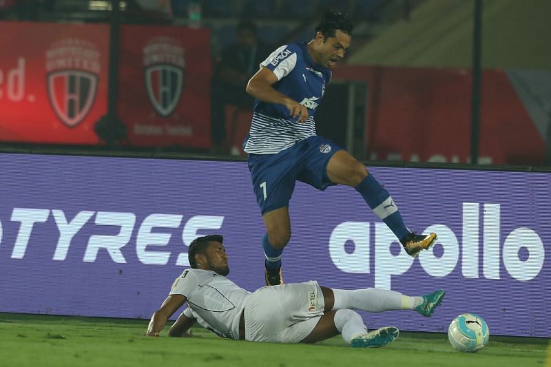 Miku scored the only goal of the game (Photo Credits: ISL)