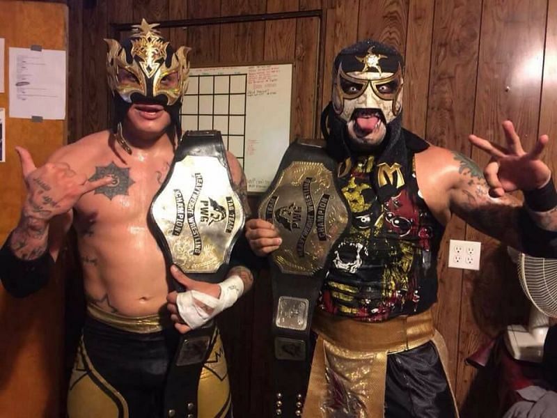 Penta El Om and Rey Fenix, the Lucha Brothers.