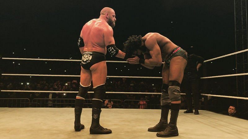Triple H and Jinder Mahal had headlined the WWE Live Event in India