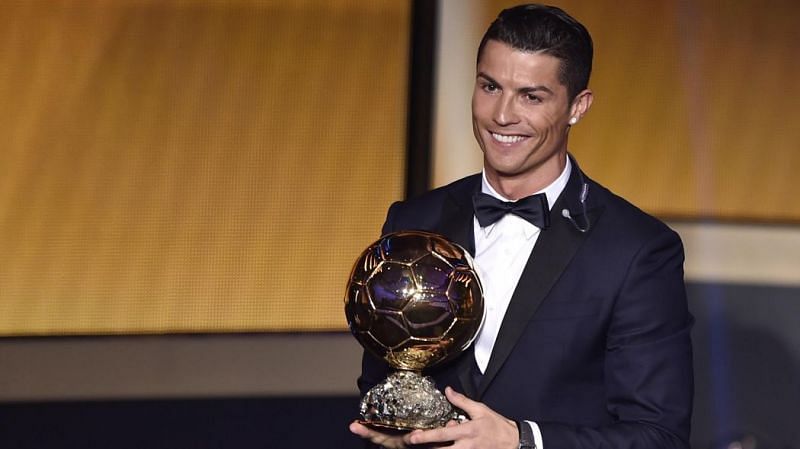 Cristiano Ronaldo is the current holder of the trophy