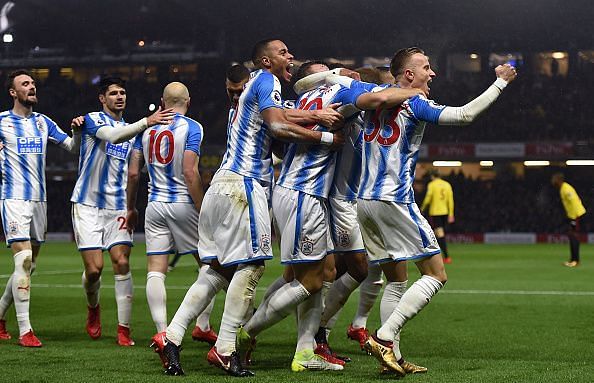 Huddersfield finally turned up on their travels