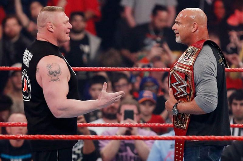 Brock Lesnar vs. Goldberg RAW