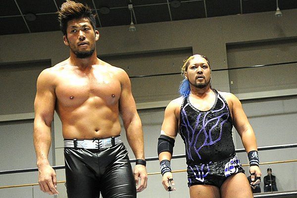 Evil and Sanada are also the current Never Tag Team Champions
