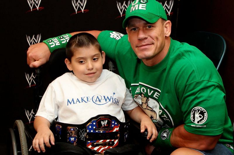John Cena with a true champion.