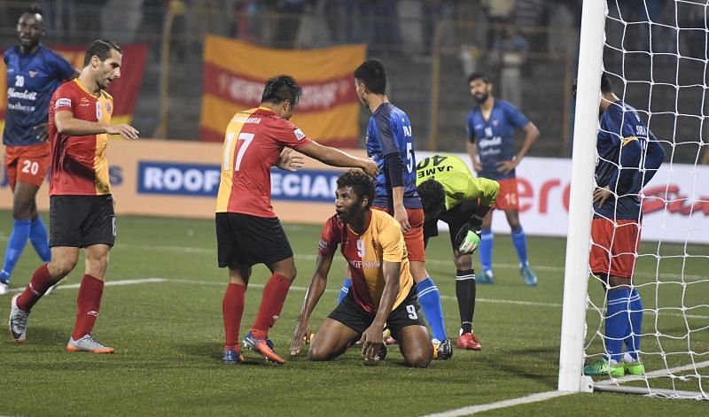 Plaza and Ralte got on the score sheet for East Bengal (Photo: I-League)