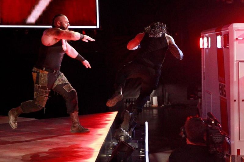 Roman Reigns vs. Braun Strowman ambulance match