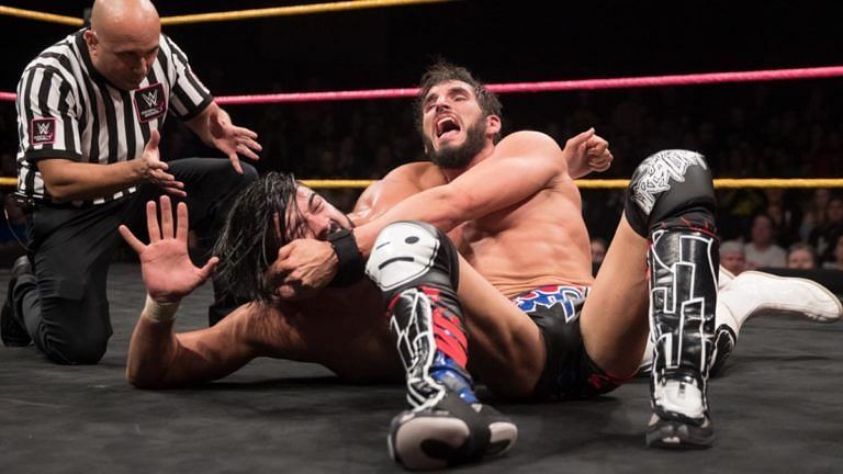 Johnny Gargano and Andrade 