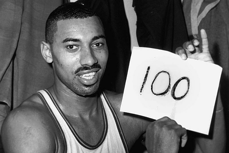 Wilt Chamberlain scored 100 points against the New York Knicks