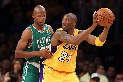 Ray Allen and Kobe Bryant