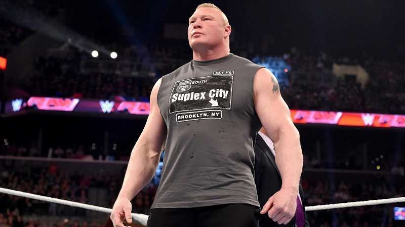 Brock Lesnar: Undefeated in 2017 (unless you count the Royal Rumble  match, and we don&#039;t)