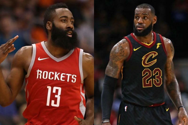 It&#039;s a two man race for the MVP award right now - James Harden vs LeBron James