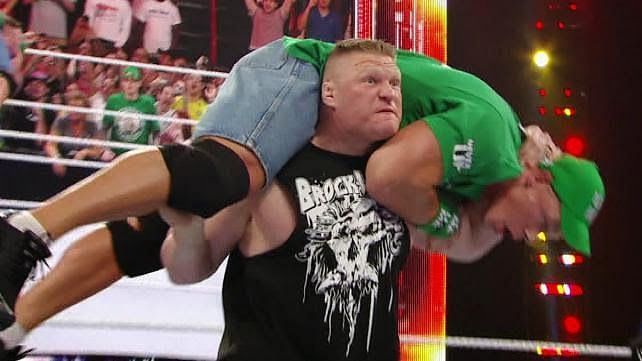 Brock Lesnar vs John Cena is a mouthwatering clash, too!