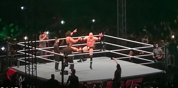 Triple H danced the bhangra with Jinder Mahal after the match