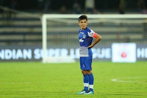 Sunil Chhetri scored the only goal for Bengaluru FC. (Photo: ISL)