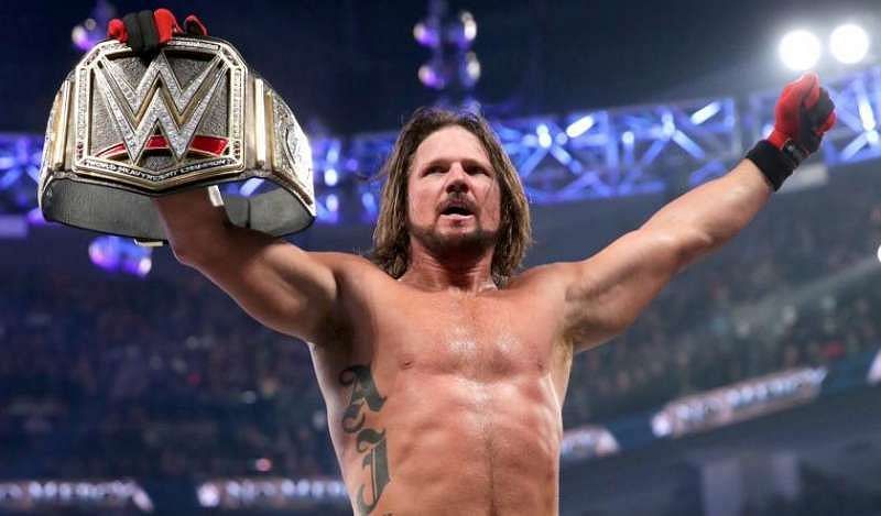 AJ Styles won the WWE Title from Jinder Mahal earlier this year