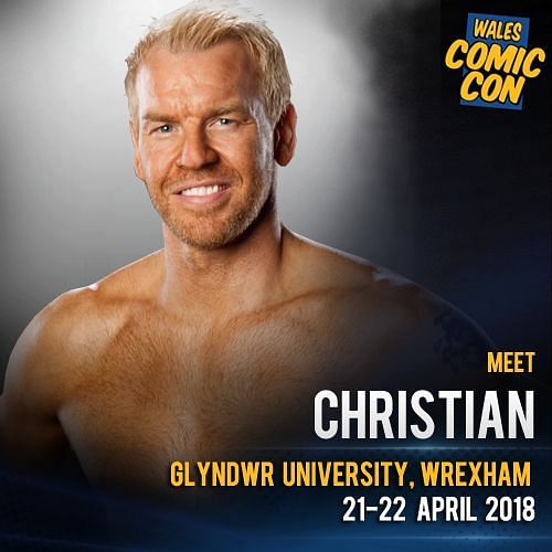 Christian is scheduled to appear at Wales Comic Con in 2018 