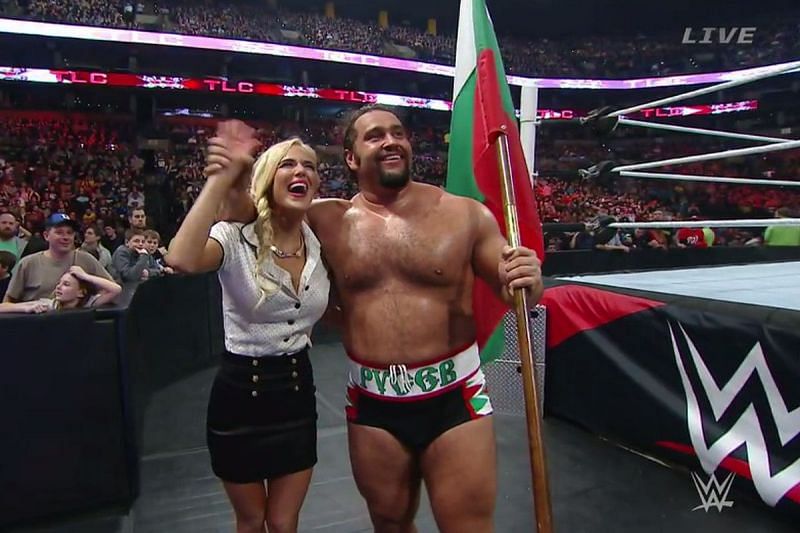 Lana and Rusev Mixed Match Classic
