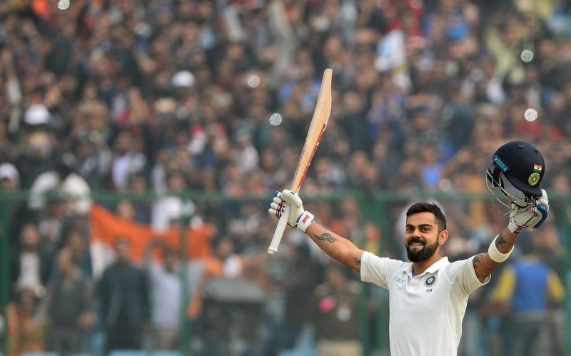 Virat Kohli after scoring his sixth 200