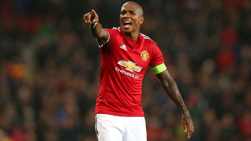 Ashley Young is United&#039;s current left-back