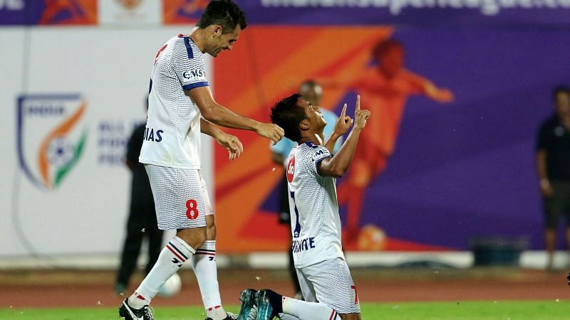 Lallianzuala Chhangte (right) will the key man for Delhi (Image: ISL)