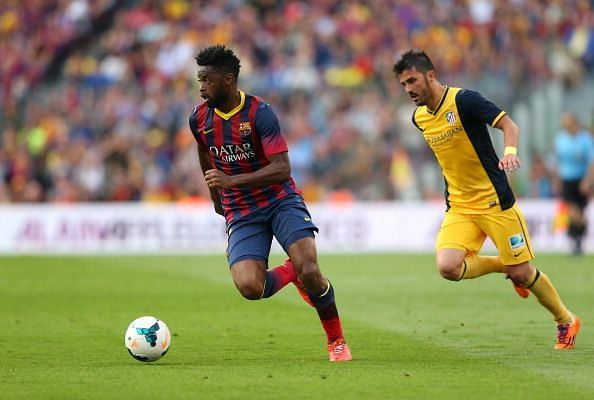 Alex Song only made 65 appearances for Barcelona over two years