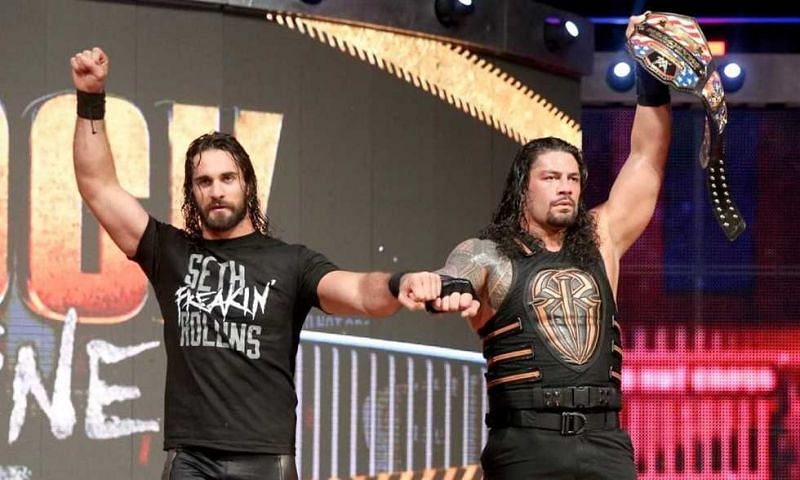 Shield members Roman Reigns and Seth Rollins were part of the main event of the evening